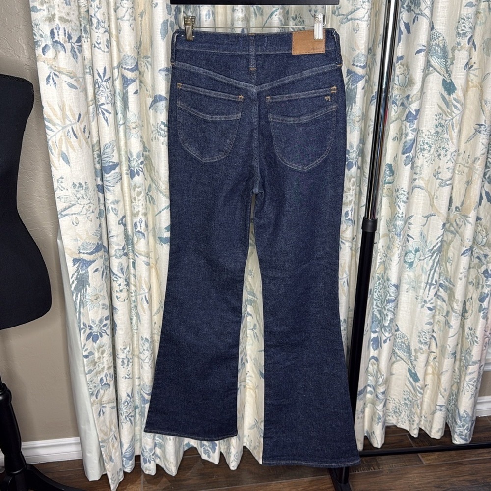 Wrangler Dark Indigo Women's Flare Jeans - Picture 2 of 4